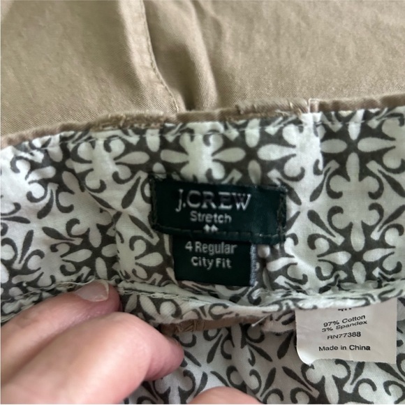 J. Crew city for khakis, size 4 - Picture 3 of 8